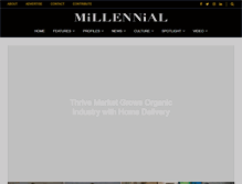 Tablet Screenshot of millennialmagazine.com